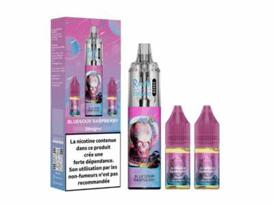 Kit Tornado RANDM 20000 Mars (2 x 10ml 20mg) - Framboise Bleue acidulée