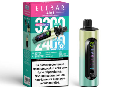 Kit 4en1 ELFBAR Édition Signature 20mg - 20 mg