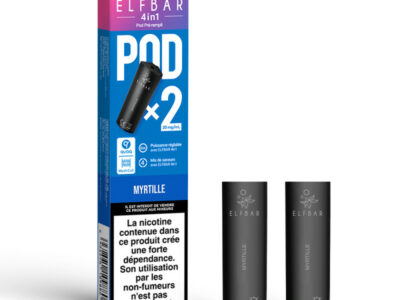 Pack de 2 Pods 4en1 2mL 20mg Elfbar - Myrtille