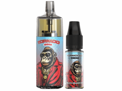 Kit Tornado 10000 800mah 10ml (1x10ml 20mg) Gobar - Fruit du Dragon Glacé