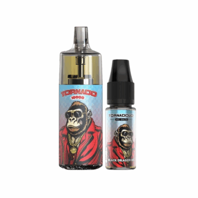 Kit Tornado 10000 800mah 10ml (1x10ml 20mg) Gobar - Fruit du Dragon Glacé