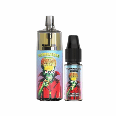 Kit Tornado 10000 800mah 10ml (1x10ml 20mg) Gobar - Framboise Myrtille
