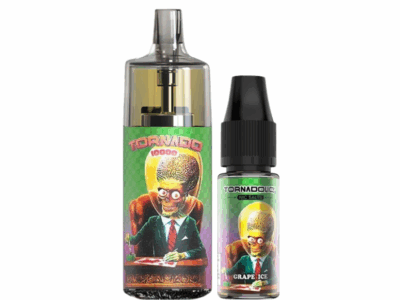 Kit Tornado 10000 800mah 10ml (1x10ml 20mg) Gobar - Raisin glacé