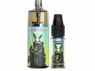 Kit Tornado 10000 800mah 10ml (1x10ml 20mg) Gobar - Kiwi Fruit de la Passion Glacé