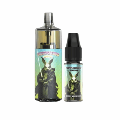 Kit Tornado 10000 800mah 10ml (1x10ml 20mg) Gobar - Kiwi Fruit de la Passion Glacé