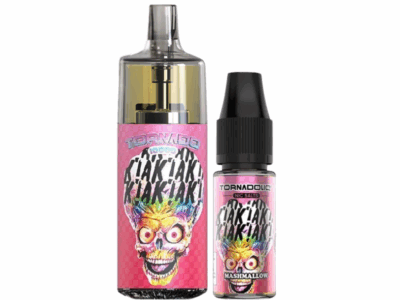 Kit Tornado 10000 800mah 10ml (1x10ml 20mg) Gobar - Mashmallow