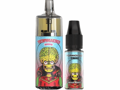 Kit Tornado 10000 800mah 10ml (1x10ml 20mg) Gobar - Mix de Baies