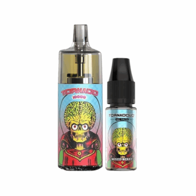 Kit Tornado 10000 800mah 10ml (1x10ml 20mg) Gobar - Mix de Baies