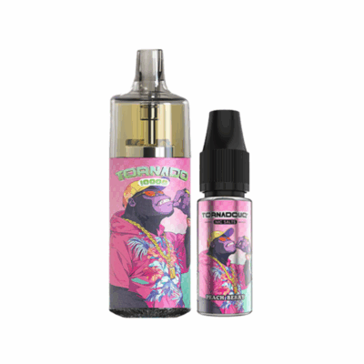 Kit Tornado 10000 800mah 10ml (1x10ml 20mg) Gobar - Pêche Baies
