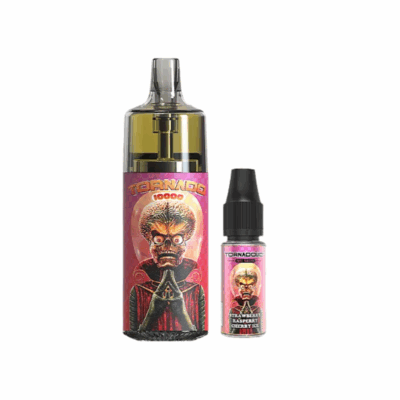 Kit Tornado 10000 800mah 10ml (1x10ml 20mg) Gobar - Fraise Framboise Cerise Glacée