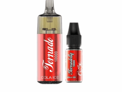 Kit Tornado 10000 800mah 10ml (1x10ml 20mg) Gobar - Cola Glacé