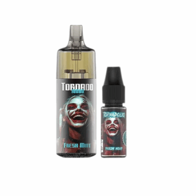 Kit Tornado 10000 800mah 10ml (1x10ml 20mg) Gobar - Menthe fraîche