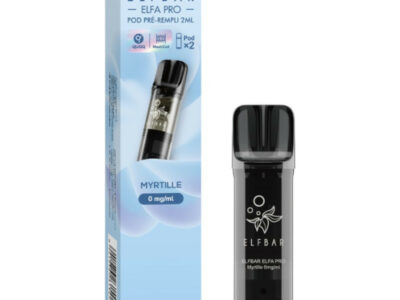Pack de 2 Pods ELFA Pro 2ml 00mg ElfBar - Myrtille