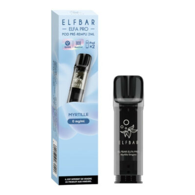 Pack de 2 Pods ELFA Pro 2ml 00mg ElfBar - Myrtille