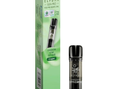 Pack de 2 Pods ELFA Pro 2ml 00mg ElfBar - Passion Kiwi Goyave