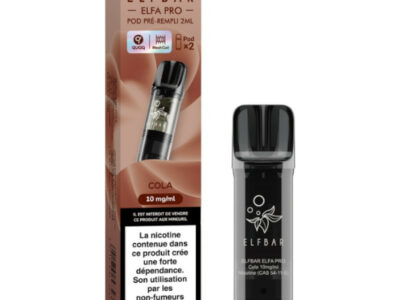 Pack de 2 Pods ELFA Pro 2ml 10mg ElfBar - Cola