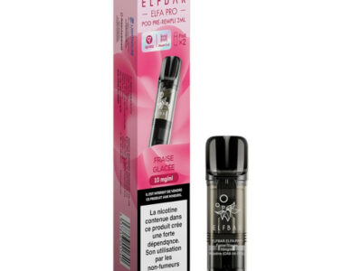 Pack de 2 Pods ELFA Pro 2ml 10mg ElfBar - Fraise Glacée