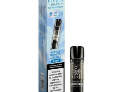 Pack de 2 Pods ELFA Pro 2ml 10mg ElfBar - Myrtille Framboise acidulées