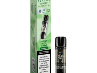 Pack de 2 Pods ELFA Pro 2ml 10mg ElfBar - Passion Kiwi Goyave