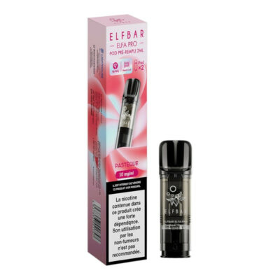 Pack de 2 Pods ELFA Pro 2ml 10mg ElfBar - Pastèque