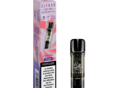 Pack de 2 Pods ELFA Pro 2ml 20mg ElfBar - USA Mix