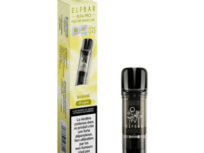 Pack de 2 Pods ELFA Pro 2ml 20mg ElfBar - Banane