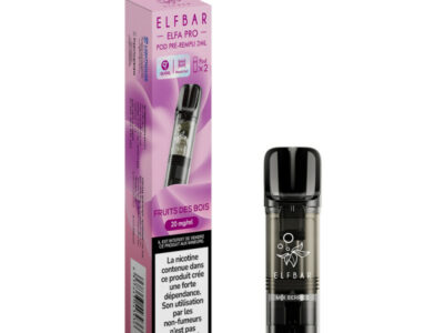 Pack de 2 Pods ELFA Pro 2ml 20mg ElfBar - Fruits des bois