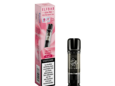 Pack de 2 Pods ELFA Pro 2ml 20mg ElfBar - Fruits Rouges