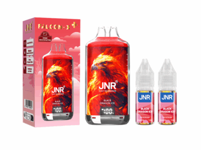 Kit Falcon X 28000 10ml (2x10ml 20mg) JNR - Black Dragon Ice