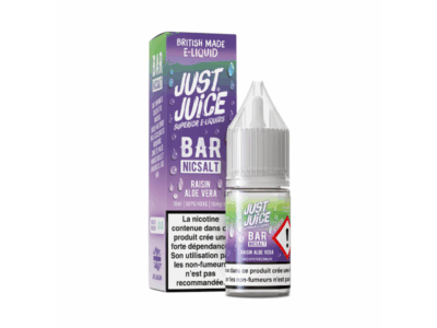 Raisin Aloe Vera Nic Salt Bar NicSalt Just Juice 10ml - 10mg