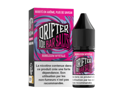 Bubblegum Myrtille Nic Salt Bar Salts Drifter 10ml - 10 mg