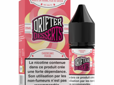 Cheesecake Fraise Nic Salt Desserts Salts Drifter 10ml - 20 mg