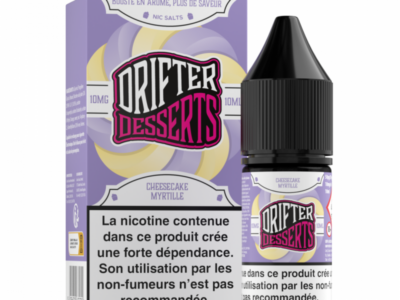 Cheesecake Myrtille Nic Salt Desserts Salts Drifter 10ml - 10 mg