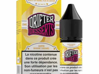 Gaufre Banane Caramel Nic Salt Desserts Salts Drifter 10ml - 10 mg