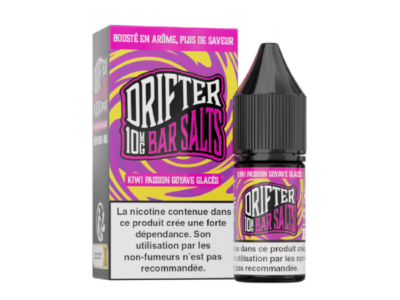 Kiwi Passion Goyave Glaces Nic Salt Bar Salts Drifter 10ml - 10 mg