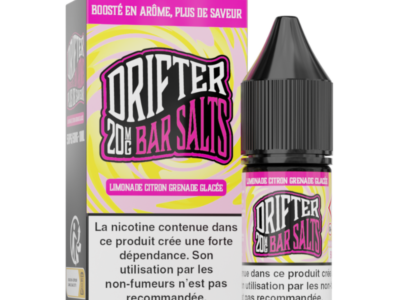 Limonade Citron Grenade Glacee Nic Salt Bar Salts Drifter 10ml - 20 mg